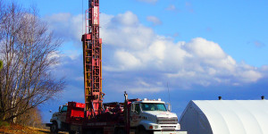 Artesian well drilling in St-Georges de Beauce