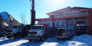 Well drilling in Saint-Sauveur